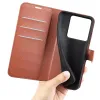 Phonesta Litchi Skin Book Wallet Case hoesje voor Motorola Signature - Bruin 5