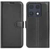 Phonesta Litchi Skin Book Wallet Case hoesje voor Motorola Signature - Zwart 0