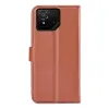 Phonesta Litchi Skin Book Wallet Case hoesje voor Asus ROG Phone 9/9 Pro - Bruin 2
