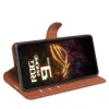 Phonesta Litchi Skin Book Wallet Case hoesje voor Asus ROG Phone 9/9 Pro - Bruin 4