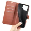 Phonesta Litchi Skin Book Wallet Case hoesje voor Asus ROG Phone 9/9 Pro - Bruin 5