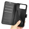 Phonesta Litchi Skin Book Wallet Case hoesje voor Asus Zenfone 12 Ultra - Zwart 5