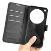 Phonesta Litchi Skin Book Wallet Case hoesje voor Oppo Find X9 Ultra - Zwart 5