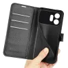 Phonesta Litchi Skin Book Wallet Case hoesje voor HONOR 600/600 Pro - Zwart 5