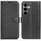 Phonesta Litchi Skin Book Wallet Case hoesje voor Samsung Galaxy S26 - Zwart