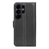 Phonesta Litchi Skin Book Wallet Case hoesje voor Samsung Galaxy S26 Ultra - Zwart 2