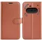 Phonesta Litchi Skin Book Wallet Case hoesje voor Nothing Phone (3a) - Bruin