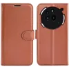 Phonesta Litchi Skin Book Wallet Case hoesje voor Nothing Phone (3a) Pro - Bruin 0