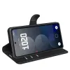 Phonesta Litchi Skin Book Wallet Case hoesje voor Nothing Phone (3a) Pro - Zwart 4