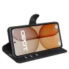 Phonesta Litchi Skin Book Wallet Case hoesje voor Nothing Phone (4a) - Zwart 4
