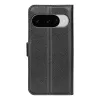 Phonesta Litchi Skin Book Wallet Case hoesje voor Google Pixel 10 / 10 Pro - Zwart 2