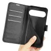 Phonesta Litchi Skin Book Wallet Case hoesje voor Google Pixel 10 / 10 Pro - Zwart 5