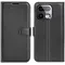 Phonesta Litchi Skin Book Wallet Case hoesje voor Realme 16 Pro Plus - Zwart