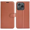 Phonesta Litchi Skin Book Wallet Case hoesje voor HONOR 400 Lite - Bruin 0