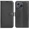 Phonesta Litchi Skin Book Wallet Case hoesje voor HONOR 400 Lite - Zwart 0