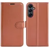 Phonesta Litchi Skin Book Wallet Case hoesje voor Samsung Galaxy A17 - Bruin 0