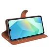 Phonesta Litchi Skin Book Wallet Case hoesje voor Samsung Galaxy A17 - Bruin 4