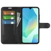 Phonesta Litchi Skin Book Wallet Case hoesje voor Samsung Galaxy A17 - Zwart 3