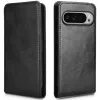 Phonesta Leather Vertical Flip Wallet Case hoesje voor Google Pixel 9 / 9 Pro - Zwart 4