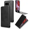 Phonesta Leather Vertical Flip Wallet Case hoesje voor Google Pixel 9a - Zwart 3