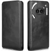Phonesta Leather Vertical Flip Wallet Case hoesje voor Nothing Phone (2a) / (2a) Plus - Zwart