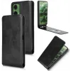 Phonesta Leather Vertical Flip Wallet Case hoesje voor Motorola Moto G35 - Zwart 4