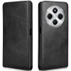 Phonesta Leather Vertical Flip Wallet Case hoesje voor Xiaomi Redmi 14C / Xiaomi Poco C75 - Zwart