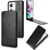 Phonesta Leather Vertical Flip Wallet Case hoesje voor Oppo Reno11 F 5G - Zwart 2