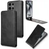 Phonesta Leather Vertical Flip Wallet Case hoesje voor Samsung Galaxy S24 Ultra - Zwart 2