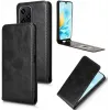 Phonesta Leather Vertical Flip Wallet Case hoesje voor HONOR 200 Lite - Zwart 2