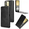 Phonesta Leather Vertical Flip Wallet Case hoesje voor Realme 14x / C75 - Zwart 2