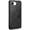 Phonesta Leather Vertical Flip Wallet Case hoesje voor Apple iPhone 17e/16e - Zwart 3