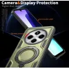 Phonesta MagLock Armor Back Cover hoesje met ring en MagSafe voor Xiaomi Redmi 14C / Xiaomi Poco C75 - Groen 5