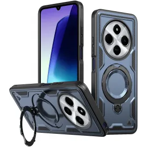 Phonesta MagLock Armor Back Cover hoesje met ring en MagSafe voor Xiaomi Redmi 14C / Xiaomi Poco C75 - Donkerblauw