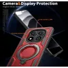 Phonesta MagLock Armor Back Cover hoesje met ring en MagSafe voor Xiaomi Redmi Note 14 Pro 4G/5G/14 Pro Plus / Xiaomi Poco X7 - Rood 5