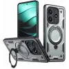 Phonesta MagLock Armor Back Cover hoesje met ring en MagSafe voor Xiaomi Redmi Note 14 5G - Grijs