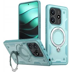 Phonesta MagLock Armor Back Cover hoesje met ring en MagSafe voor Xiaomi Redmi Note 14 5G - Lichtblauw