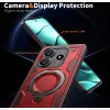 Phonesta MagLock Armor Back Cover hoesje met ring en MagSafe voor Xiaomi Redmi Note 14 5G - Rood 5