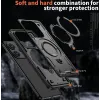 Phonesta MagLock Armor Back Cover hoesje met ring en MagSafe voor Xiaomi Redmi Note 14 5G - Zwart 4