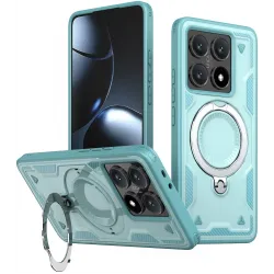 Phonesta MagLock Armor Back Cover hoesje met ring en MagSafe voor Xiaomi 14T - Lichtblauw