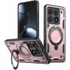 Phonesta MagLock Armor Back Cover hoesje met ring en MagSafe voor Xiaomi 14T - Roségoud