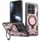 Phonesta MagLock Armor Back Cover hoesje met ring en MagSafe voor Xiaomi 14T - Roségoud