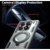 Phonesta MagLock Armor Back Cover hoesje met ring en MagSafe voor Xiaomi 14T Pro - Grijs 6