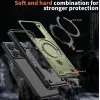 Phonesta MagLock Armor Back Cover hoesje met ring en MagSafe voor Xiaomi 14T Pro - Groen 5