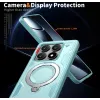 Phonesta MagLock Armor Back Cover hoesje met ring en MagSafe voor Xiaomi 14T Pro - Lichtblauw 6