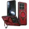 Phonesta MagLock Armor Back Cover hoesje met ring en MagSafe voor Xiaomi 14T Pro - Rood