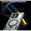 Phonesta MagLock Armor Back Cover hoesje met ring en MagSafe voor Xiaomi Poco X6 Pro - Grijs 6