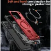 Phonesta MagLock Armor Back Cover hoesje met ring en MagSafe voor Xiaomi Poco X6 Pro - Rood 5
