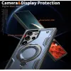 Phonesta MagLock Armor Back Cover hoesje met ring en MagSafe voor Samsung Galaxy S25 Ultra - Donkerblauw 6