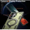 Phonesta MagLock Armor Back Cover hoesje met ring en MagSafe voor Samsung Galaxy S25 Ultra - Groen 6